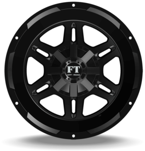 Full Throttle FT-3 Black Wheels