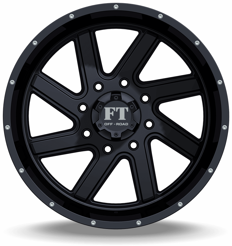 Full Throttle FT-1 Satin Black Wheels