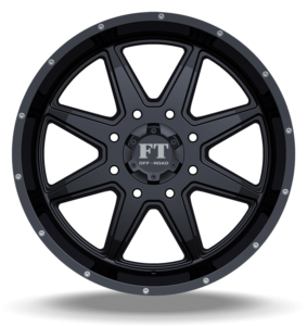 Full Throttle FT-2 Satin Black Wheels