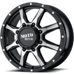 Moto Metal MO995 Gloss Black Machined Dually Front
