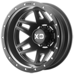 XD130 Machette Dually Rear Black Wheels