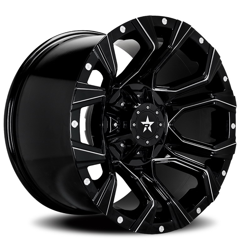 RBP 64R Widow Black Milled Wheels